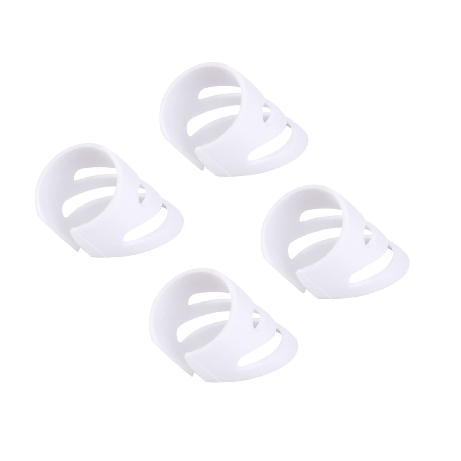 Guitar Finger Picks, DIY Plastic Picks Relieve Finger Fatigue Pain, Finger Picks Set for Guitar Bass Ukulele Mandolin Musicians