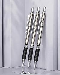 Nicpro 0.9 mm Mechanical Pencil Set with Case, 3PCS