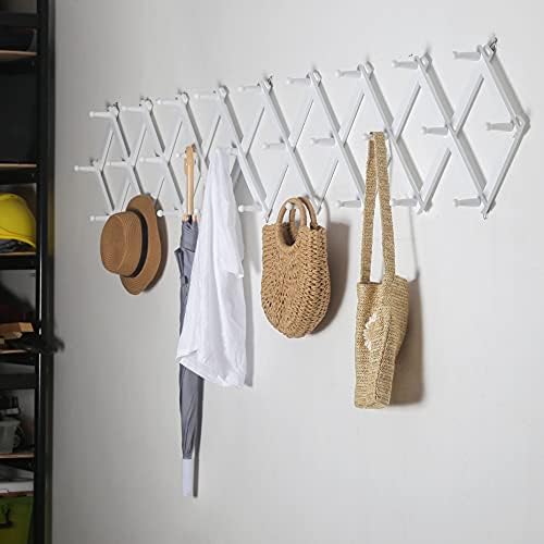 SKOLOO Accordion Wall Hanger, Modern Expandable Coat Rack Wall Mounted