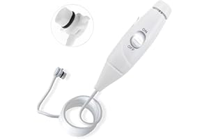 CAREPIK Replacement Handle Hose Parts Waterpik Replacement Parts Compatible with Waterpik water flosser WP-100 WP-300 WP-660 WP-662 WP-670 WP-672 WP-900 Oral Hygiene repair kit Accessories (White)