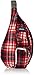 KAVU Plaid Rope Sling Bag Crossbody Backpack with Adjustable Shoulder Strap