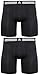 adidas Men's Athletic Stretch Boxer Brief Underwear (2-Pack), Black/Black Black/Black, MEDIUM