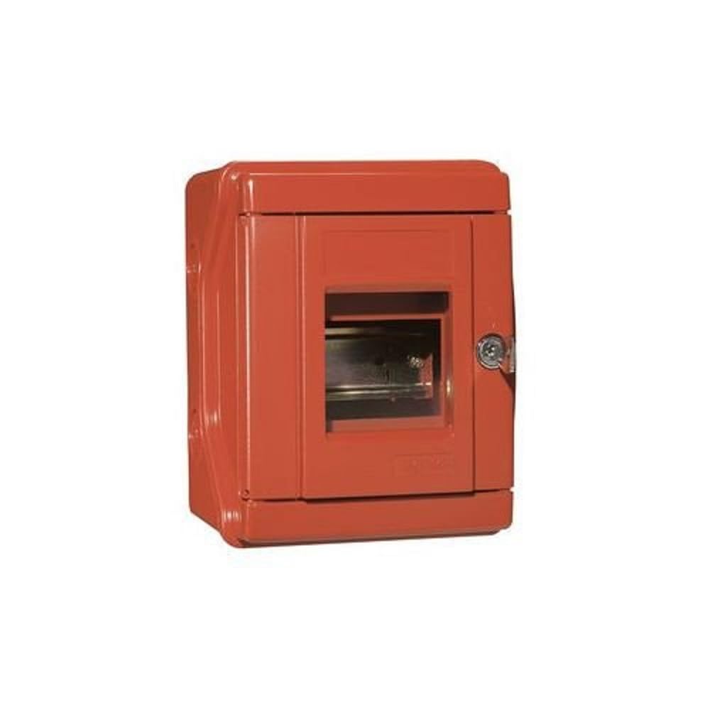 Legrand 38083 Safety Security (red) IP 55-IK 07 for 4 modules, Including Built Locking The Key Box, Multi-Coloured