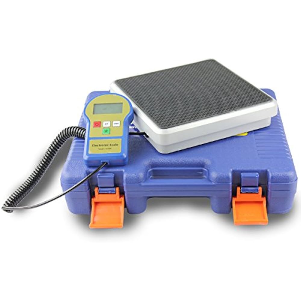 Digital Electronic Refrigerant Charging Weight Scale 220lbs For HVAC