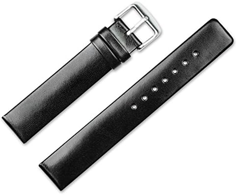 deBeer Italian Calfskin with No Stitching Watch Band- Choice of Color (Black, Brown, Havana) & Width (18mm, 20mm, 22mm)