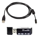 USB Cable for Nikon D750 DSLR Camera, and USB Computer Cord for  Nikon D750 Digital SLR Camera, Gold Plated, W/Ferrite, 6 Feet or 1.8 Meter Long!