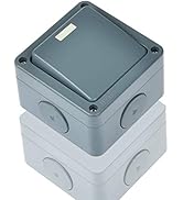 thumbnail image 2 of NineLeaf IP66 Waterproof Outdoor Switch - SPDT Dual Light Switch For Garden, Yard & Workshop 2 of 14