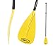 Alloy SUP Paddle - 3 Piece Adjustable Stand Up Paddle Board Paddles - Floating Paddleboard Paddle with Aluminum Shaft & Nylon Blade - Explorer Paddleboarding Series