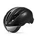 Exclusky Adult Bike Helmet, Cycle Helmet with Detachable Visor Inner Padding& Flow Vents for Men Women Adjustable 57-61cm,Safety Protection