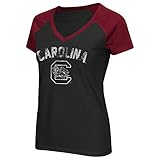 South Carolina Gamecocks Ladies Raglan Short Sleeve Tee (M)
