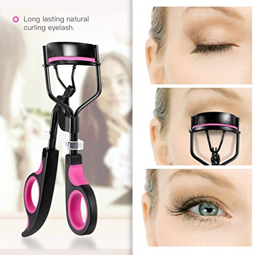 WONdere Eyelash Curler Professional Suits The Long Term Eyes Natural 5+1spare pads (B)
