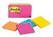 Post-it Notes, America’s #1 Favorite Sticky Note, 3 x 3 Inches Neon Collection Notes, 8 Pads/Pack (654-8AN)