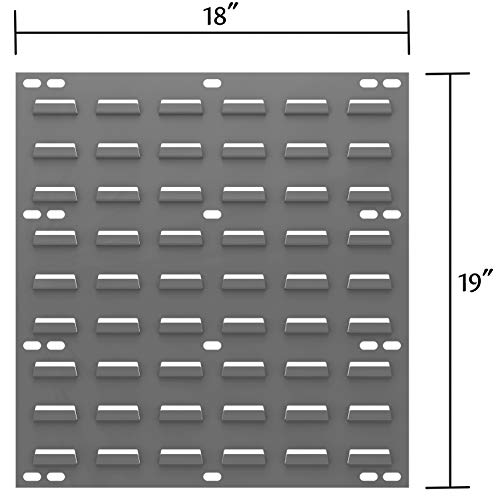 AkroMils 30618 Louvered Steel Wall Mount Panel Garage Organizer for