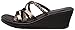 Skechers Women's Cali Rumblers-Social Butterfly Wedge Sandal, Bronze Rhinestone, 7 M US