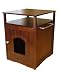 Merry Pet Cat Washroom/Night Stand Pet House, One size, Walnut - MPS008