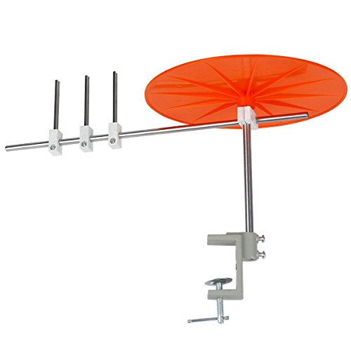 HONEYSEW Sewing Machine Binding & Tape Holder Reel With Mounting Clamp 10inch Disc