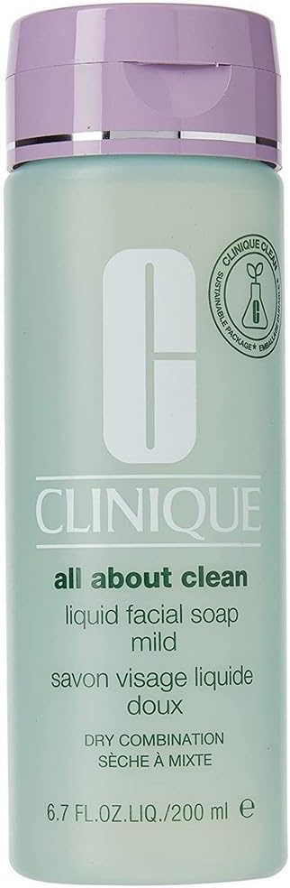 Clinique Liquid Facial Soap Mild 200ml Gentle Cleanser Dermatologically Tested