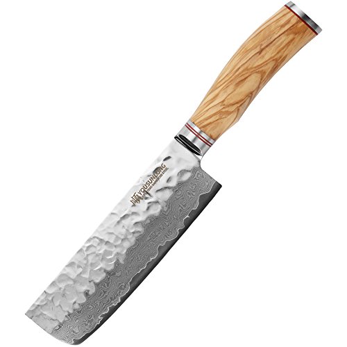 Sunlong Nakiri/Usuba Vegetable Chef Knife Cleaver 6.5 Inch,High Carbon
