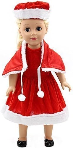 Vanna Wan Christmas Dress Clothes Fits 18'' American Girl Dolls