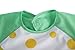 MOMLOVES - Waterproof Sleeved Bib,Infant Toddler Baby Waterproof Bib,6-36 Months (Green(Monkey))