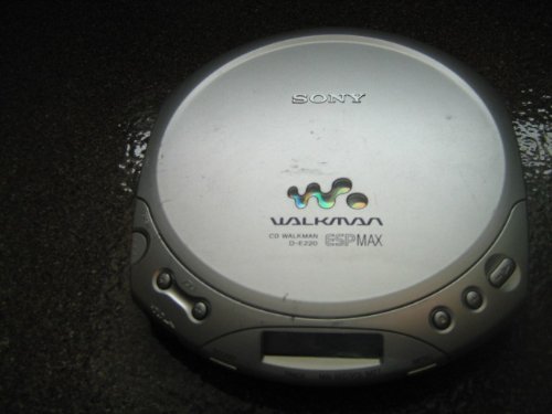 Sony-Walkman-CD-Walkman-D-E220-ESPMAX-CD-Player-SilverGrey