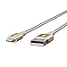 Belkin MIXIT DuraTek Lightning to USB Cable - MFi-Certified iPhone Charging Cable for iPhone 11, 11 Pro, 11 Pro Max, XS, XS Max, XR, X, 8/8 Plus and more (4ft/1.2m), Gold