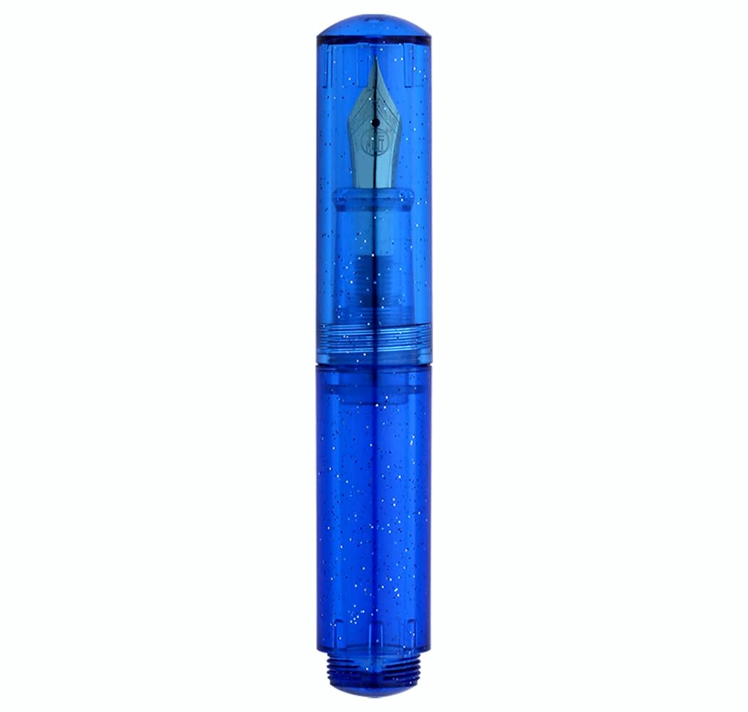 czxwyst Majohn Wancai II Mini Fountain Pen Pocket Travel Ink Pen (Extra Fine Nib, Starry Blue)