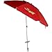 Tommy Bahama Sand Anchor 7 feet Beach Umbrella 2016 with Tilt and Telescoping Pole (Apple Red)