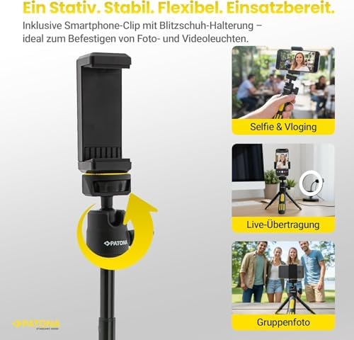 erweiterbares bis 30cm Tripod | Handy Stativ für Smartphone & Kamera — Foto 2 von 8