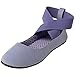 Alpine Swiss Peony Ballet Flats Shoes for Women | Elastic Ankle Strap Flats | Round Closed-Toe | Slip On Loafers | Padded for Comfort | Runs Small