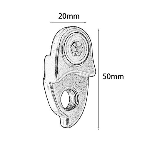 Cumtur Bicycle Parts,MTB Mountain Bike Rear Derailleur Hanger Extension Extender Road Bicycle Frame Gear Tail Hook Extender Bike Accessories