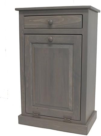 Pine Tilt Out Laundry Hamper (Pewter)
