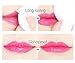 Flower Crystal Jelly Lipstick Color Changing Lip Gloss, Staron Magic Temperature Change Long Lasting Moisturizer Bright Makeup Lip Stick with Flower Cheap (A)