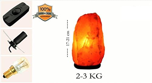 DiscountSeller 100% Genuine Natural Theraputic Iodising Himalayan Rock Salt Lamps [UK Seller] (2-3 KG)