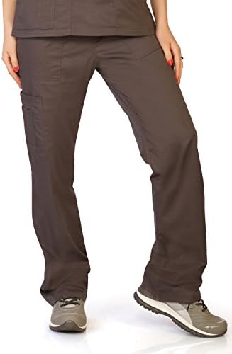 LifeThreads Contego Womens Stretch Scrub Cargo Pants - Antimicrobial