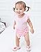 Infant Kids Baby Girls Romper Jumpsuit Bodysuit Clothing Outfits Pink Set 0-24M