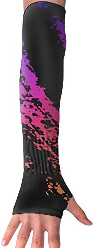 Pattern Vertical Portrait Display Digital Art Long Half Finger Unisex Sun Arm Protection Sleeve Outdoor Gloves