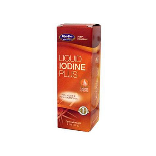 2 Packs of Life-flo Health Care Liquid Iodine Plus - 2 Fl Oz