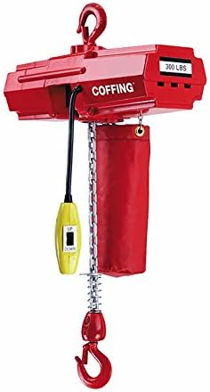 Coffing EMC Light Duty Electric Chain Hoist, Capacity 1/4 Ton, Lift 10 ft, 8 fpm, Part No 07632W