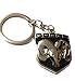 Makarine Dodge logo METAL KEYCHAIN KEY RING Caravan Caliber Journey Viper Ram JCUV Neon