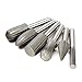 Drillpro 6pcs Double Cut Cylinder Tungsten Carbide Rotary File Cutter Bit 6mm Shank Tungsten Engraving Grinding Bit for Rotary Tools