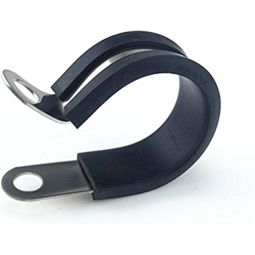 Car & Truck Ignition Systems Steel Plated Cushioned 3" Wire Loom Clamp