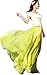 Collager Womens Blending Chiffon Retro Long Maxi Skirt Vintage Dress