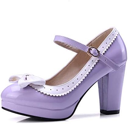 purple mary janes