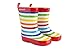 SKEANIE Rubber Rain Boots Gumboots For Kids and Toddlers, Tutti Frutti 6-6.5 US Toddler 22 EU