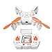 Kingtoys Mini RC Drone 100W HD Camera Collapsible Quadcopter with 2.4GHz 6-Axis Gyro and WiFi FPV (Orange) …