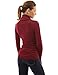 PattyBoutik Women Cowl Neck Ruched Sides Sweater (Burgundy Large)