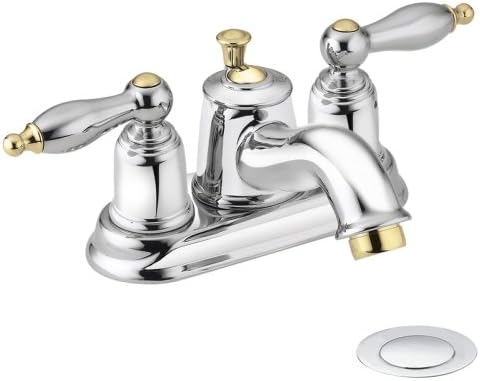 Moen 4938cp Castleby Two Handle Lavatory Faucet With Drain