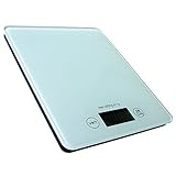 Beautyours Digital Kitchen Food Scale Electronic Weight Scale 11lb 5kg (White)