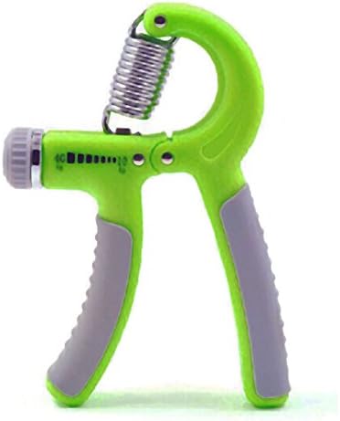 Yougle Adjustable Hand Grip Gripper Strengthener Training Forearm Muscle and Finger Strength Wrist Exerciser Developer (Green)